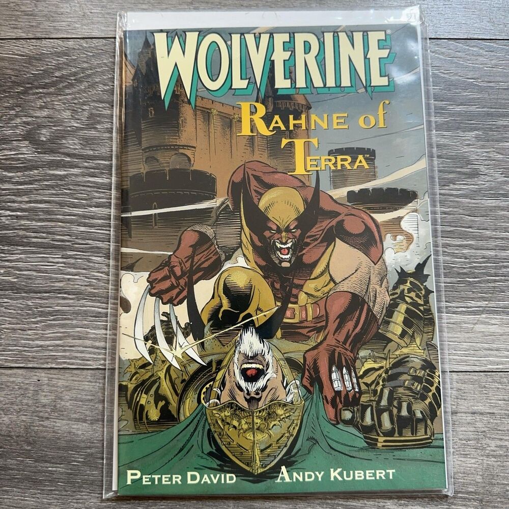 Marvel Wolverine Rahne Of Terra Graphic Novel Trade Paperback Color Peter David